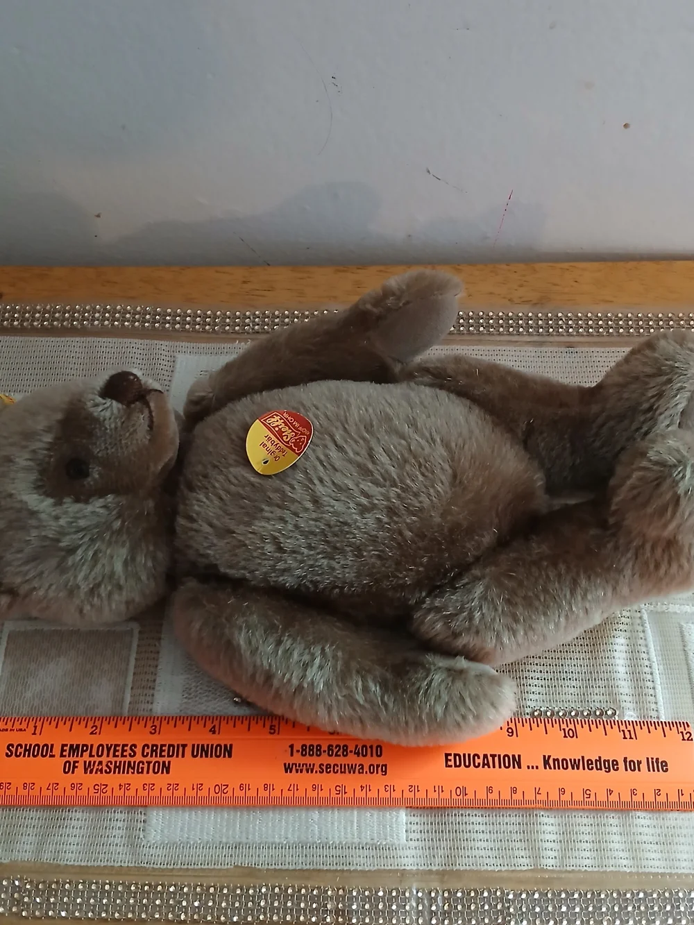 Steiff Growling Teddy Bear Vintage Plush Stuffed Bear - Picture 10 of 11